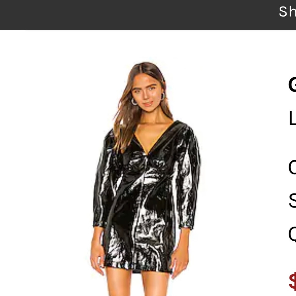 Ginny Mini Dress in Black size M